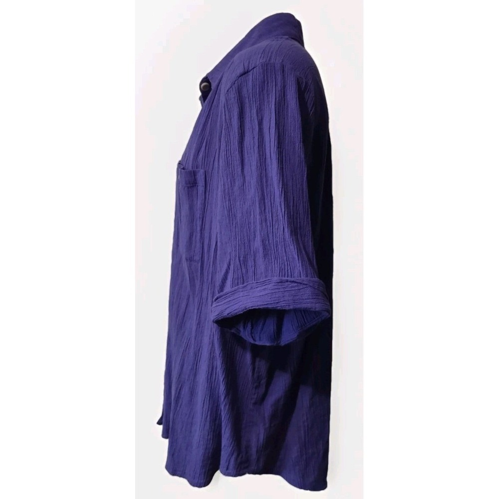 Shirt & Pants Set Womens 4XL Plus Size Vicki Wayne's Crinkle Style Pant Pockets - Picture 4 of 16